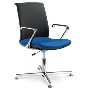 LD SEATING - Židle LYRA NET 204-F34-N6 - černý rám
