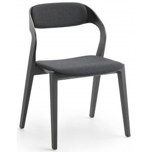 CRASSEVIG - Židle MIXIS RS s čalouněným sedákem a opěrákem