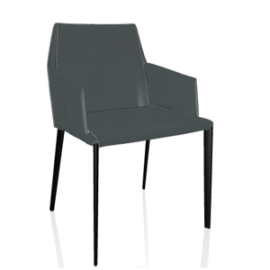 BONTEMPI - Židle Sally s kovovou podnoží a područkami