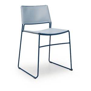MIDJ - Židle SLIM, kožené čalounění
