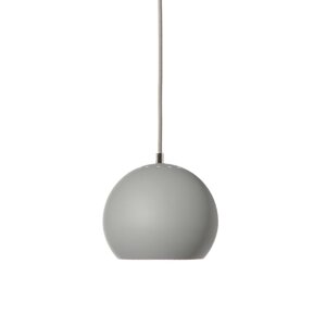 FRANDSEN - Závěsná lampa Ball, 18 cm, matná světle šedá