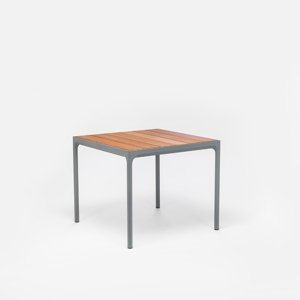 Houe Denmark - Stůl FOUR, 90 cm, bambus / šedý rám
