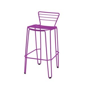 ISIMAR - Barová židle MENORCA nízká - fialová