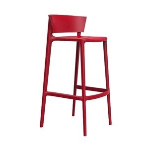 VONDOM - Nízká barová židle AFRICA - červená