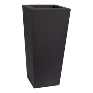 Plust - Designový květináč KIAM pot, 40 x 40 cm - černý