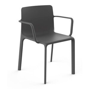 VONDOM - Židle KES s područkami - černá