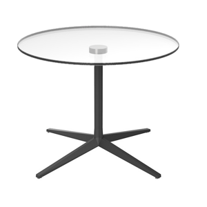 VONDOM - Kulatý stůl FAZ skleněná deska Ø100 cm