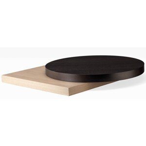 PEDRALI - Čtvercová dýhovaná stolová deska - tloušťka 50 mm