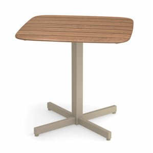 EMU - Stůl SHINE s dřevěnou deskou