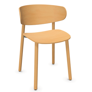 WIESNER HAGER - Židle FONT 6895 - dřevěná
