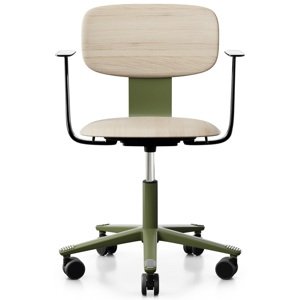 HÅG - Židle TION - dřevěná s područkami