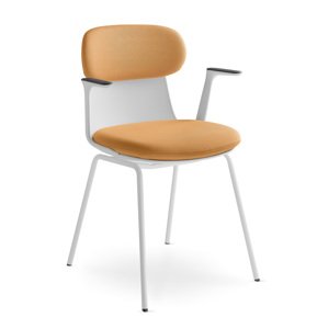 LD SEATING - Židle ZOE 221-BR s područkami