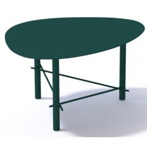 MEMEDESIGN - Konferenční stolek COOKIE BASSO METALLO