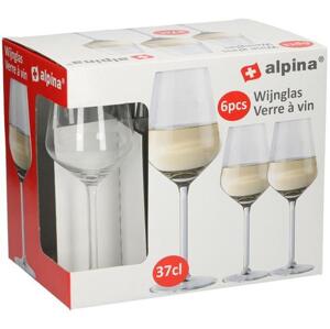 Alpina Sklenice na bílé víno 370ml 6ks