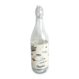 TORO Skleněná láhev s patentním uzávěrem 1l Cafe bistro