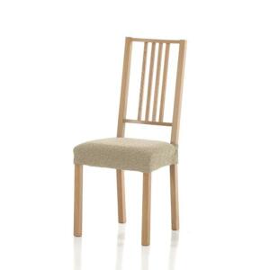 Forbyt, Potah elastický na sedák židle, Petra komplet 2 ks, béžový