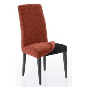 Forbyt, Potah elastický na celou židli, komplet 2 ks MARTIN teracotta