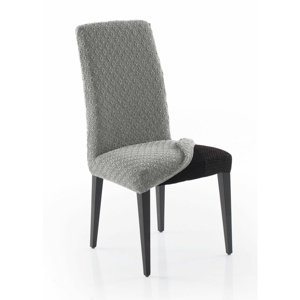 Potah elastický na celou židli, komplet 2 ks MARTIN, světle šedý