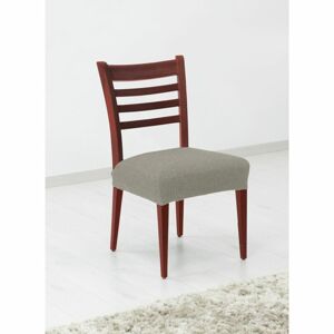 Potah elastický na sedák židle, komplet 2 ks Denia, světle šedý
