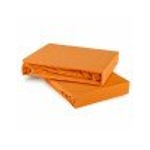 Plachta ložní oranžová Superstretch EMI Prostěradlo 90(100)x200